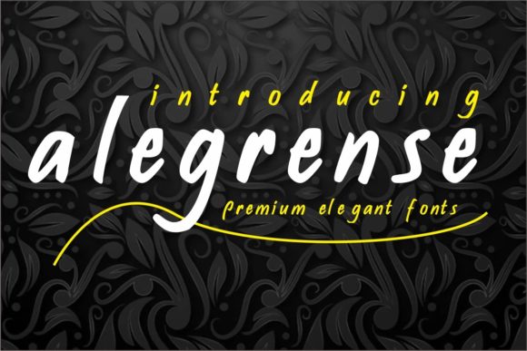 Alegrense: A Thin Script Font for Handmade Labels & Elegant Branding
