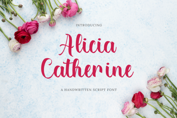 Alicia Catherine: A Script Font That Elevates Your Brand Identity