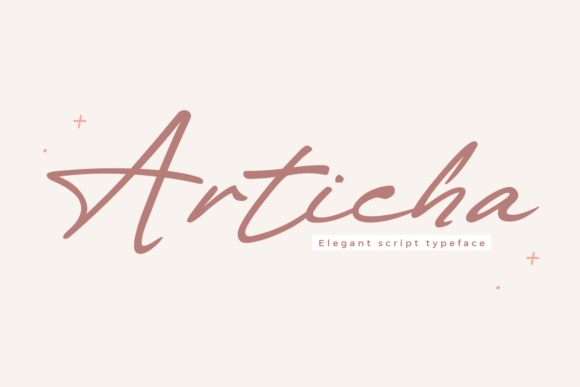 Articha Script Font Brings Grace to Web Headers