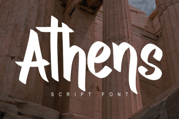 Athens: A Handwritten Font with Editorial Appeal