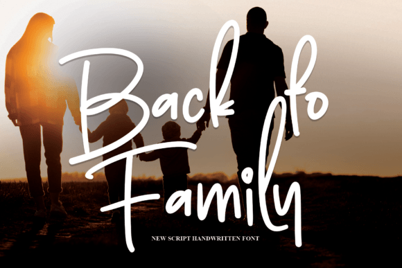 Back to Family Font Brings Handwritten Charm to Branding Projects