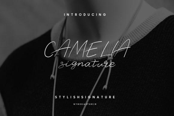 Camelia Stylish Signature: A Handwritten Font That Elevates Branding