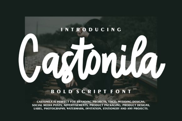 Castonila: A Script Font for Marketing Visuals That Stop the Scroll