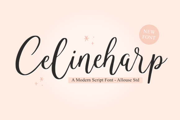 Celineharp: A Modern Script Font for Real Branding Work