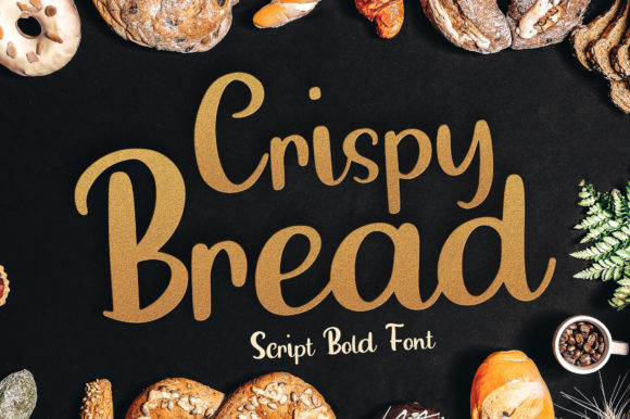 Crispy Bread: A Bold Script Typeface for Modern Web Design