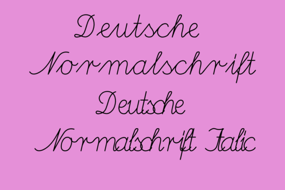 Deutsche Normalschrift: A Handwritten Font for Digital Branding and Web Design