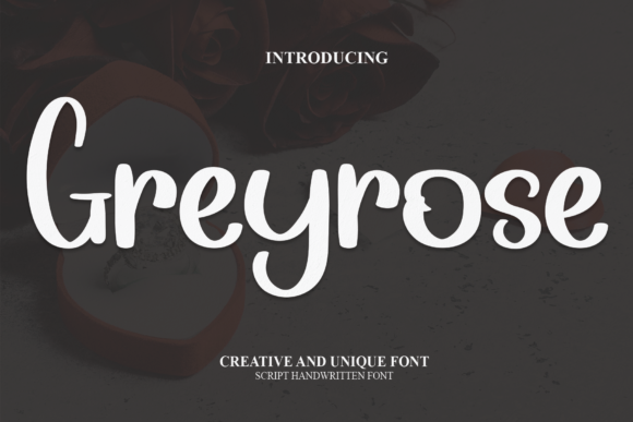 Greyrose: A Script Font That Elevates Your Brand Identity
