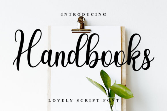 Handbooks Font: A Refined Script for Modern Marketing