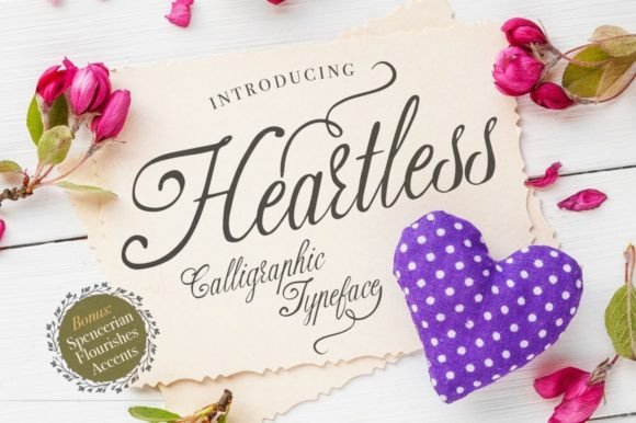 Heartless Font: A Handwritten Script That Brings Warmth to Editorial Design