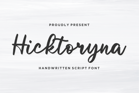 Hicktoryna: A Web Designer’s Look at a Sweet Script Typeface