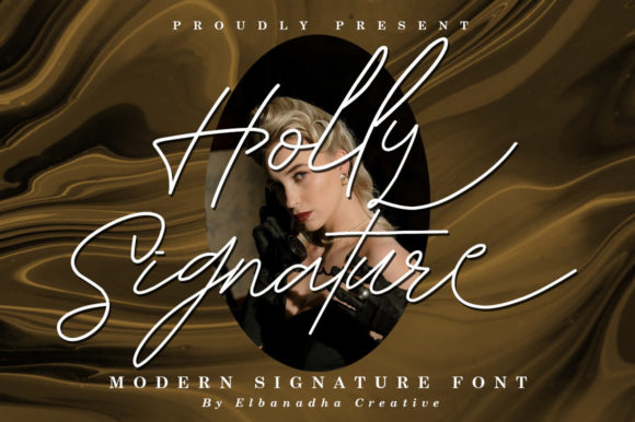 Holly Signature: A Handwritten Font for Thoughtful Editorial Design