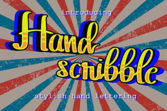 How Hand Scribble Font Brings a Vintage Touch to Editorial Design