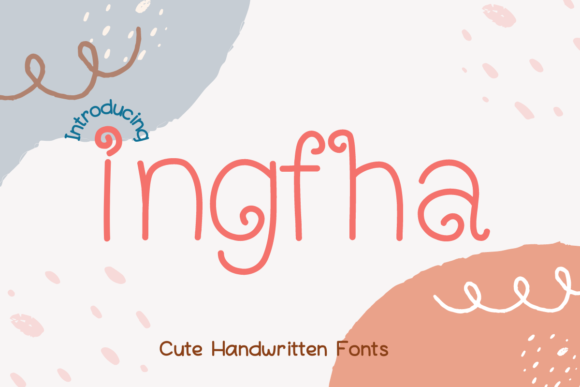 Ingfha: A Handwritten Font with a Spiraling Tail for Brand Design