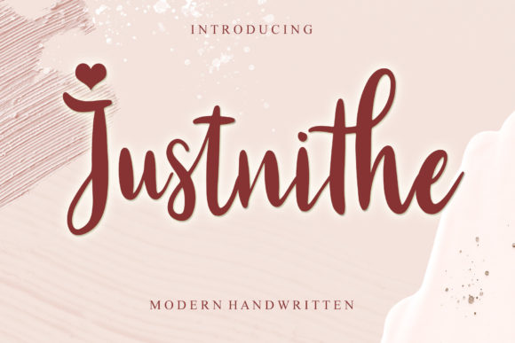 Justnithe Script Font Gives Small Brands a Polished Look