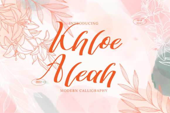 Khloe Aleah: A Script Typeface for Modern Web Design