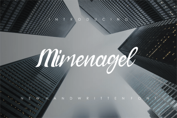 Mimenagel Font: A Handwritten Script That Feels Like Real Ink on Paper