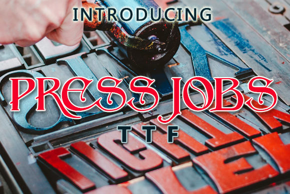 Press Jobs: A Handwritten Font That Brings Warmth to Branding Projects
