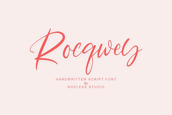 Rocqwey: The Handwritten Font That Makes Small Brands Feel Instantly Polished