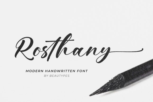 Rosthany: A Handwritten Typeface for Editorial Storytelling