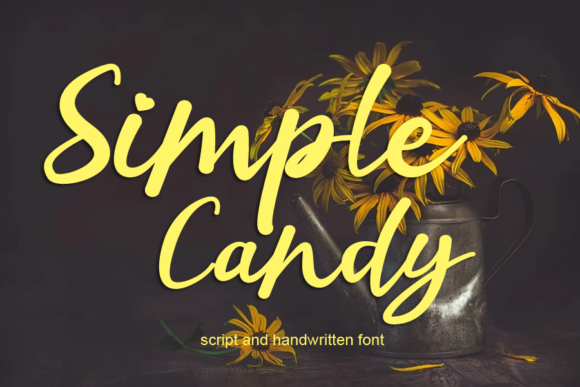 Simple Candy Font Review: A Handwritten Typeface for Elegant Branding