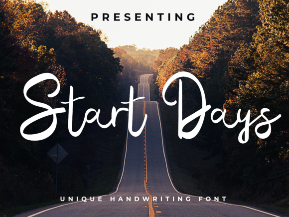 Start Days: A Handwritten Font That Feels Like a Brand Story