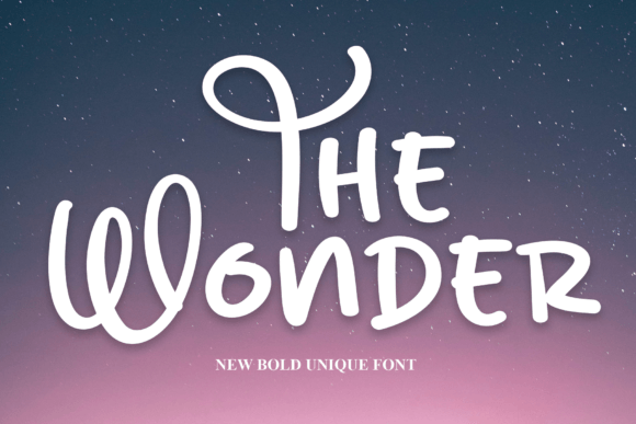 The Wonder Font: A Handwritten Typeface for Digital Design