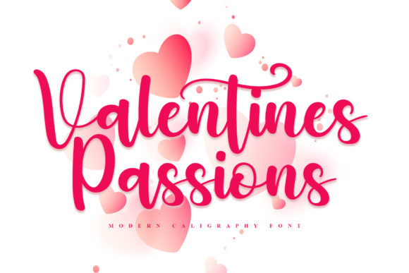 Valentines Passions: A Script Font for Modern Web Design