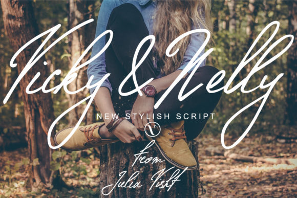 Vicky Nelly Script Font for Modern Web Design and Digital Branding