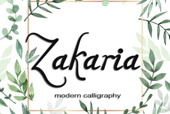 Zakaria Font Review: A Handwritten Typeface with Genuine Warmth